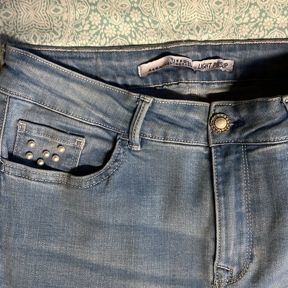Tiffosi High Rise Blue Jeans - Push Up - Picture 3 of 7